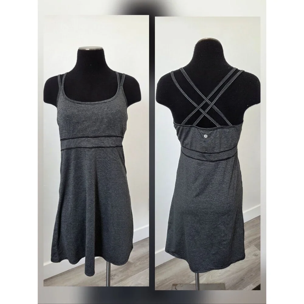 Soybu Sporty Athletic Dress Striped Preppy Golf Pickleball Tennis Beach Medium